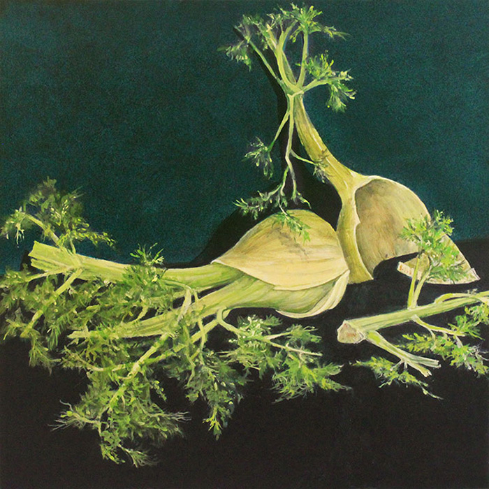 Sally Pettus painting, Fennel