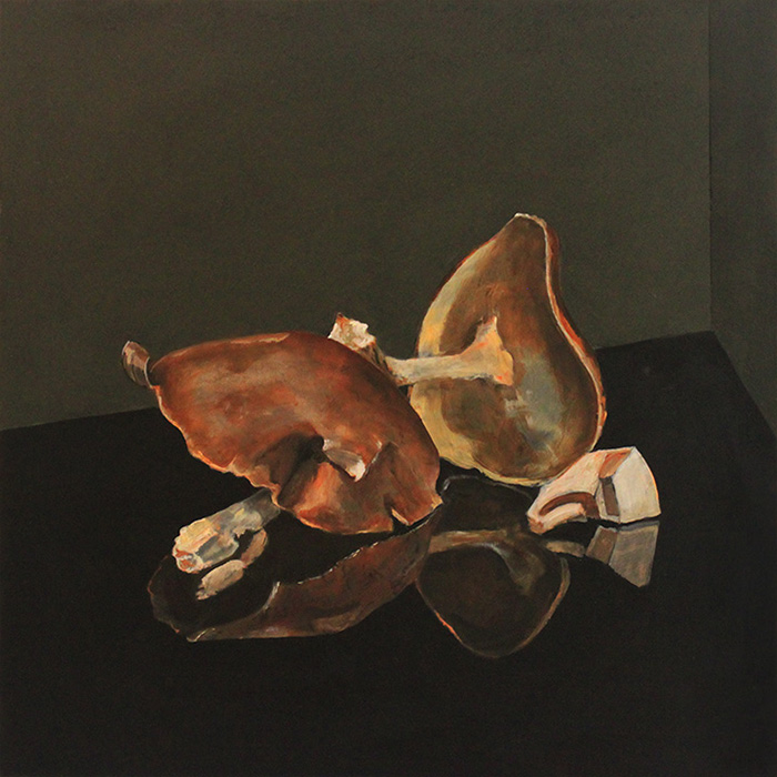 Sally Pettus painting, Shiitake